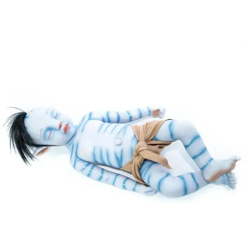 Bonecas reborn - totalmente de silicone com cabelo, avatar de menino
